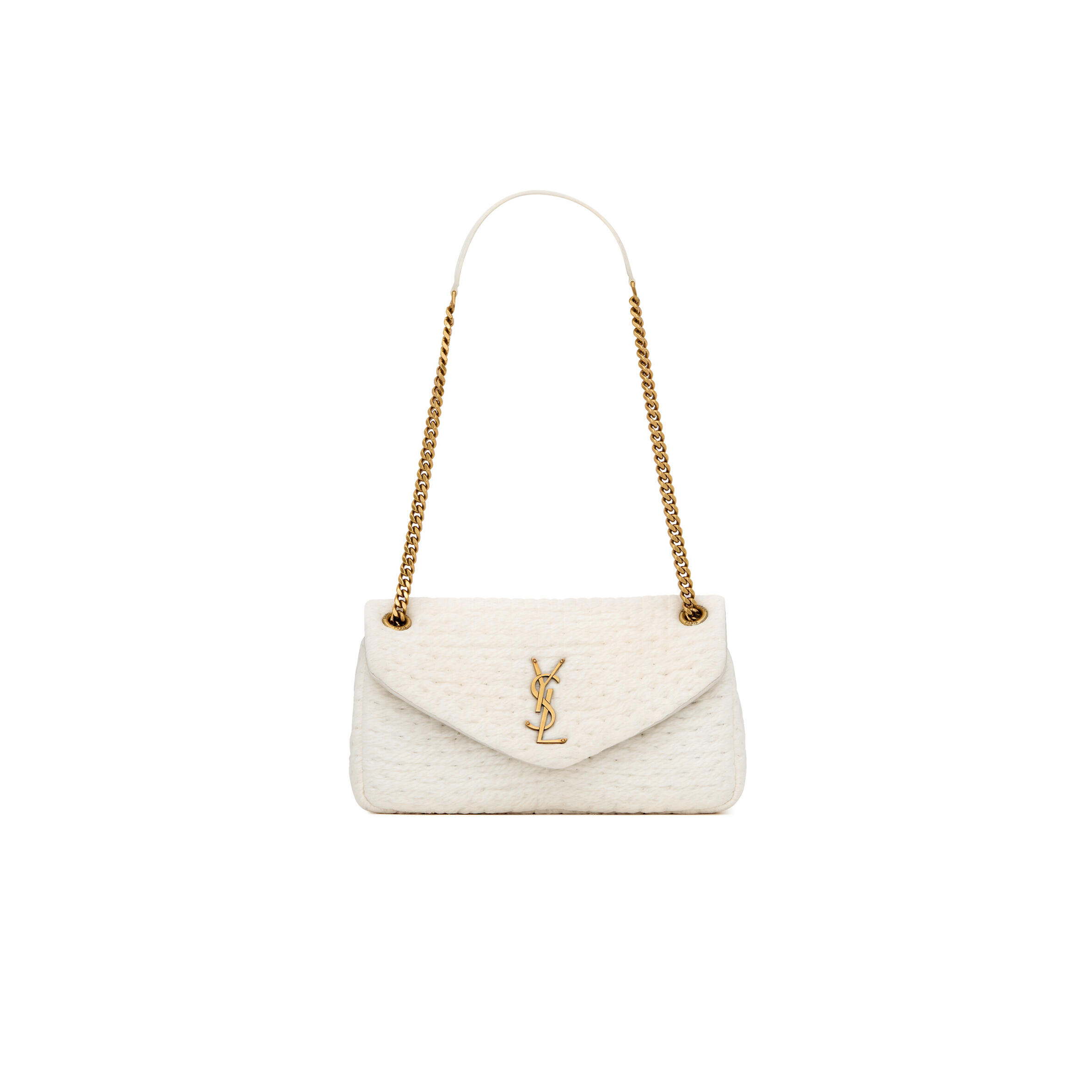 YSL CALYPSO IN ORGANZA AND LAMBSKIN 734153FABJ19288 (26*14*7cm)